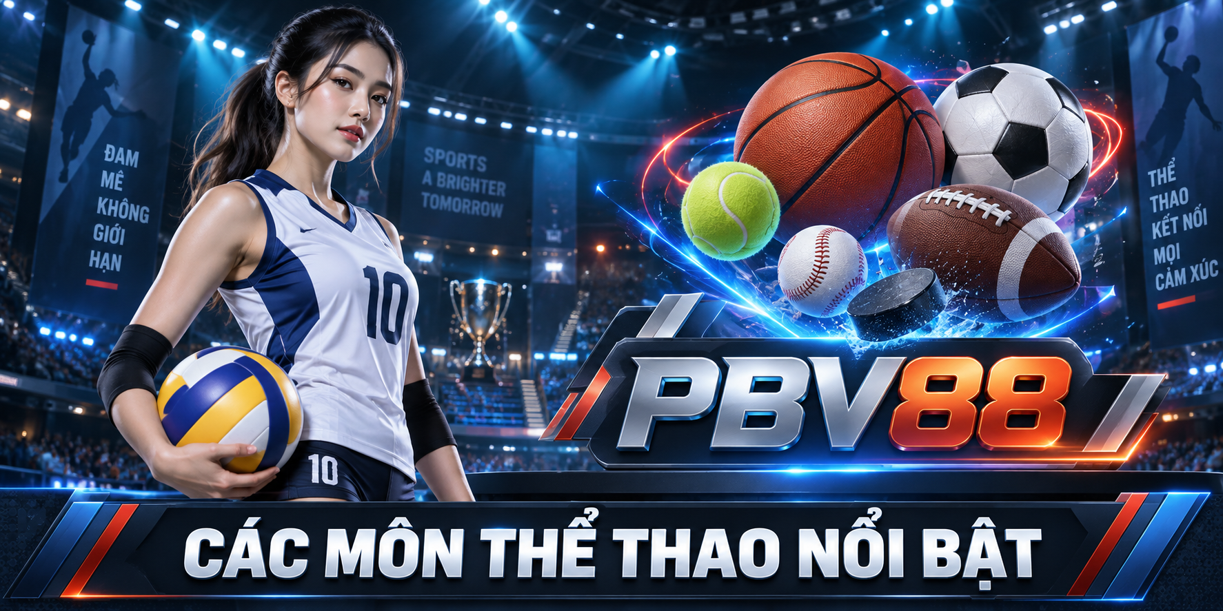 Giao diện chọn giải đấu và môn thi đấu